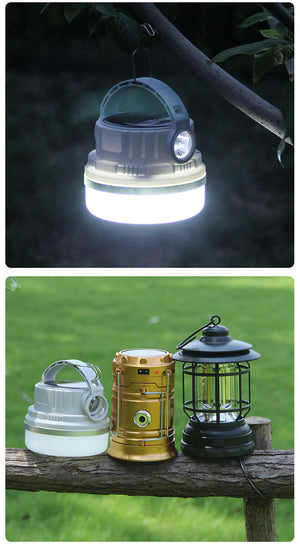 Illuminate Your Adventures with the Outdoor Retro Lantern