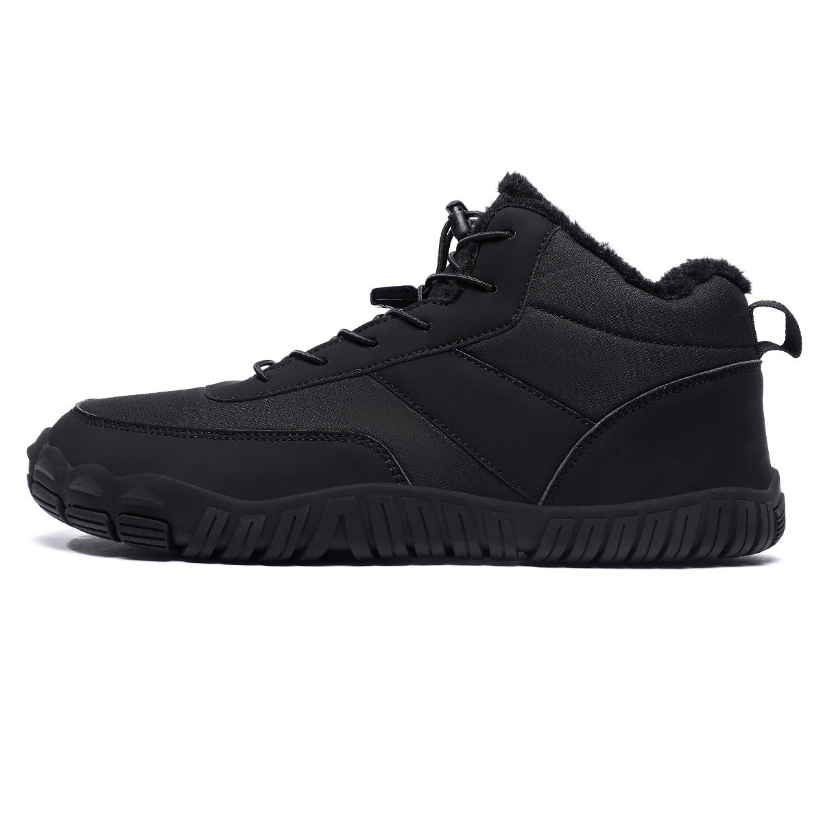 Outdoor Men's Five-finger Cotton-padded Shoes