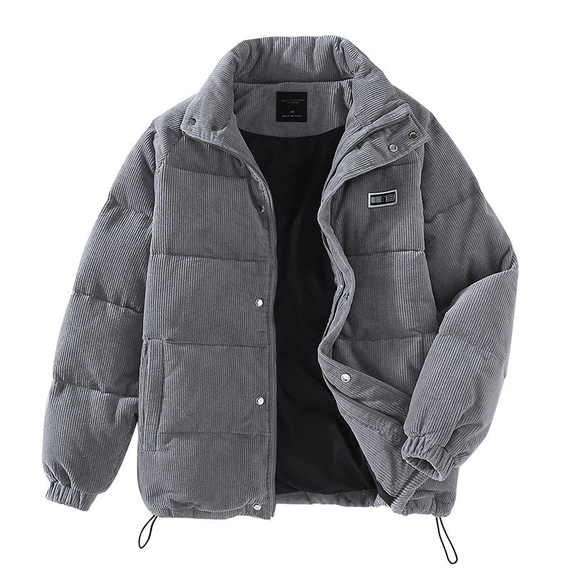 Men's Youth Corduroy Down Jacket Coat