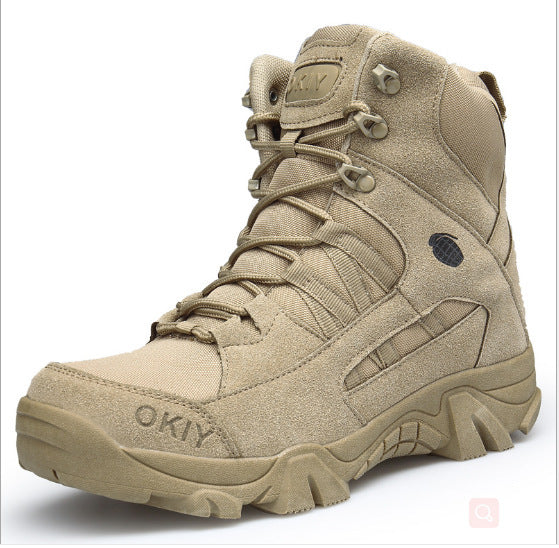 Breathable High Top Outdoor Hiking Tactical Boots