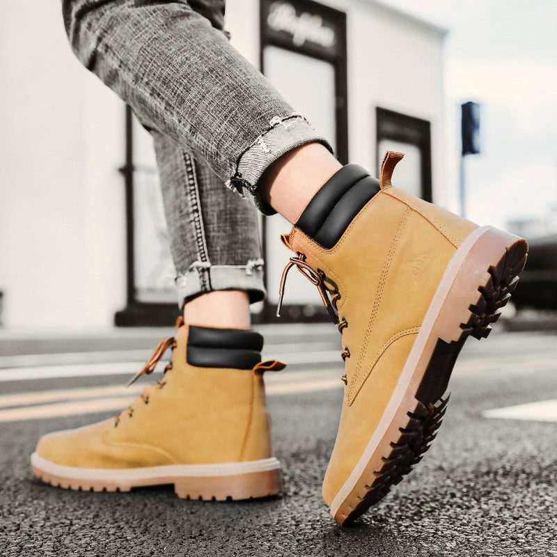 British High-top Outdoor Hiking Trend Men's Shoes