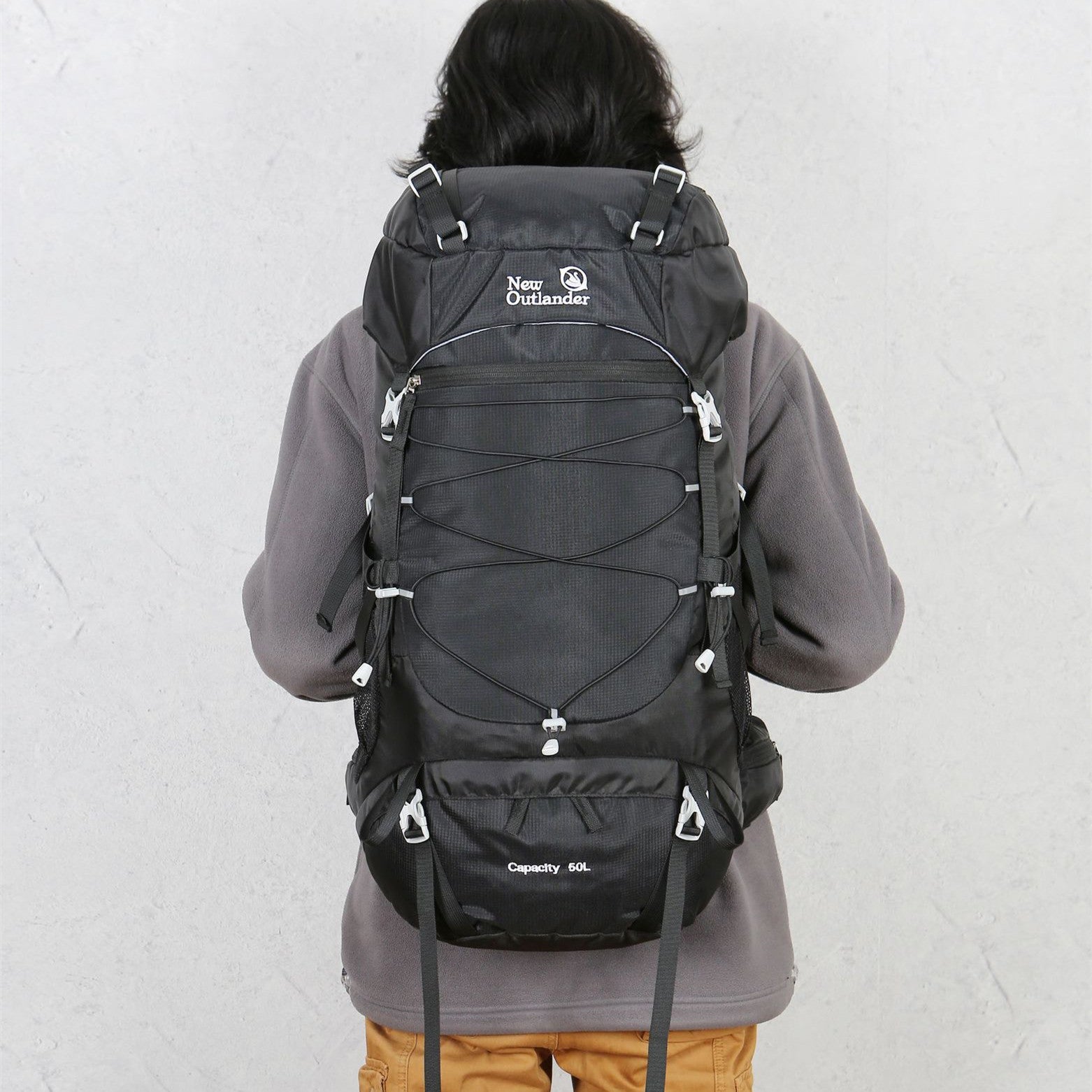 Outdoor Mountaineering Large Capacity Nylon Backpack