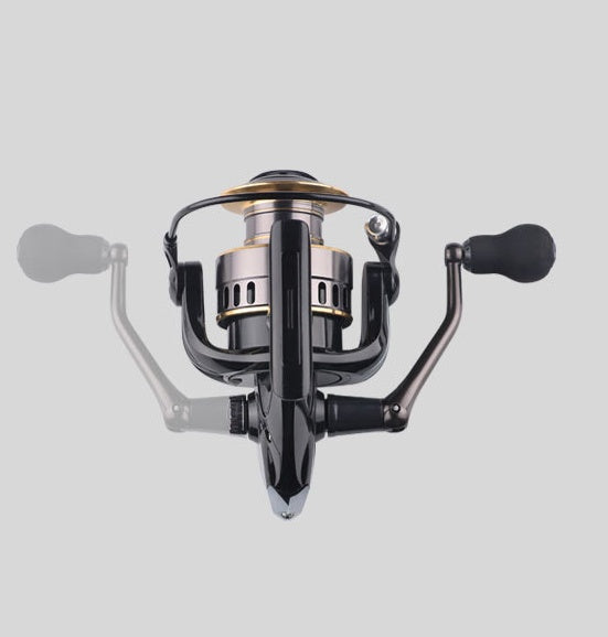 Fishing line wheel fishing rod