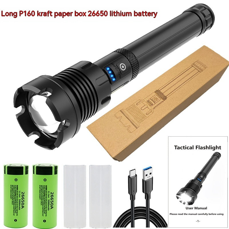 Strong Light Outdoor Camping Flashlight