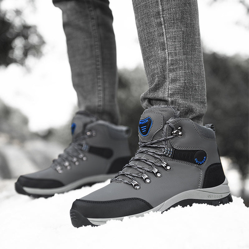 Men Warm Plush Ankle Boots