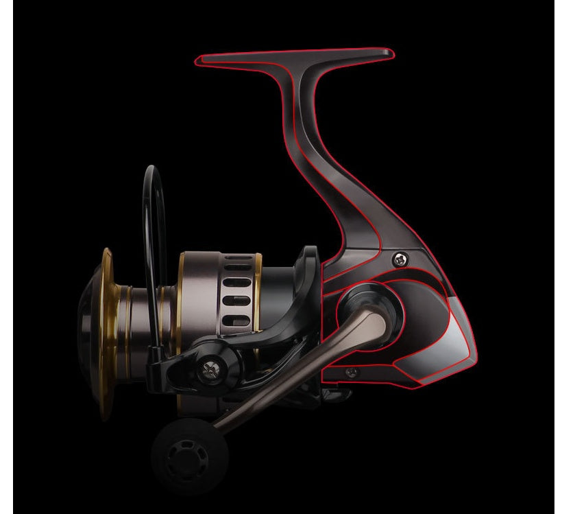 Fishing line wheel fishing rod