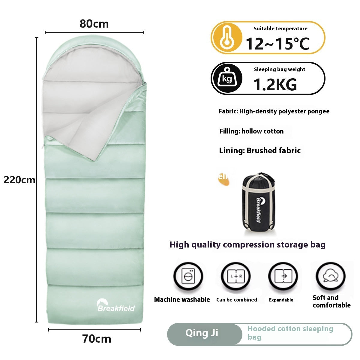 Outdoor Camping Waterproof Sleeping Bag