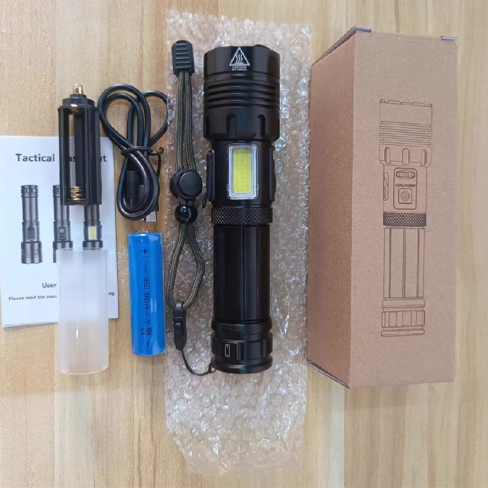 Strong Light Outdoor Camping Flashlight
