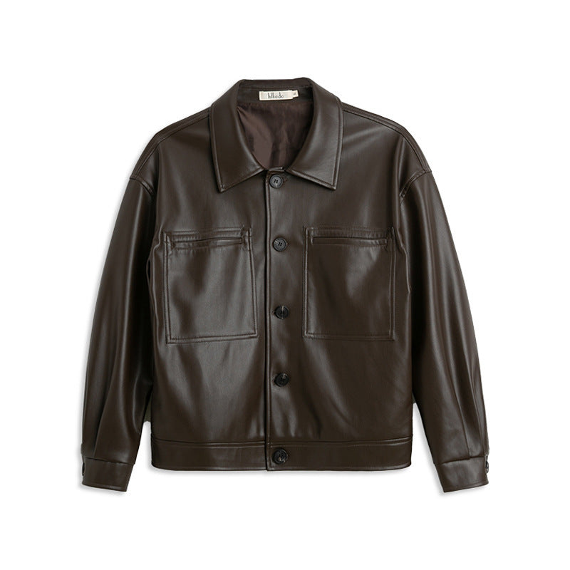 Motorcycle Casual Autumn Leather Jacket