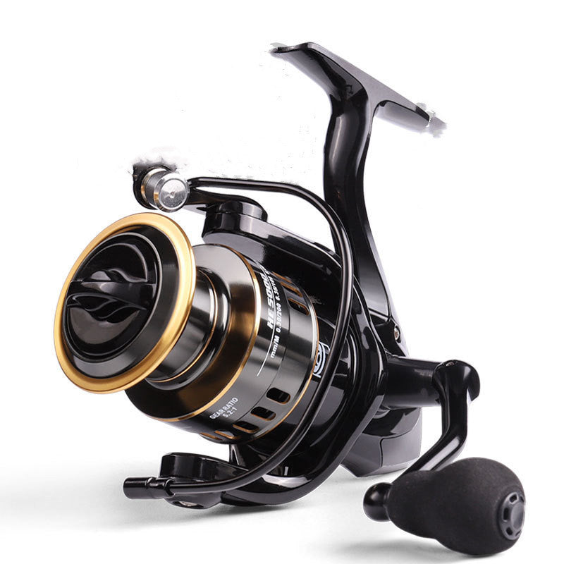 Fishing line wheel fishing rod
