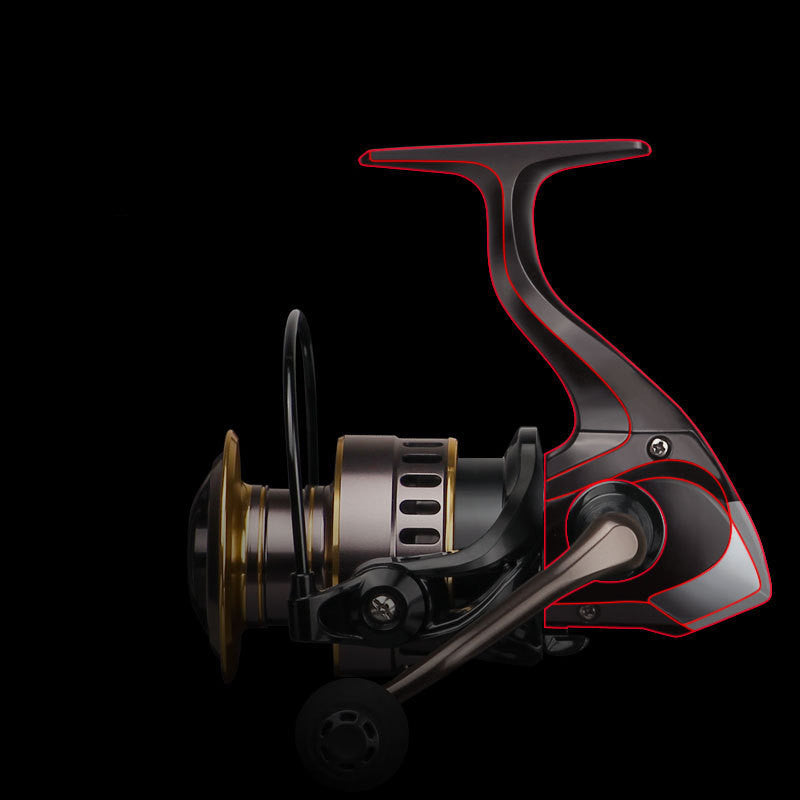 Fishing line wheel fishing rod
