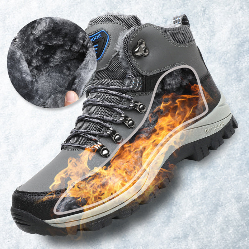 Men Warm Plush Ankle Boots