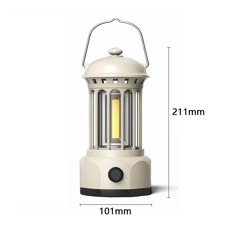 Portable Tent Light Retro Barn Lantern