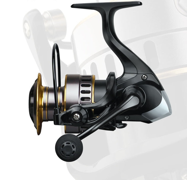 Fishing line wheel fishing rod