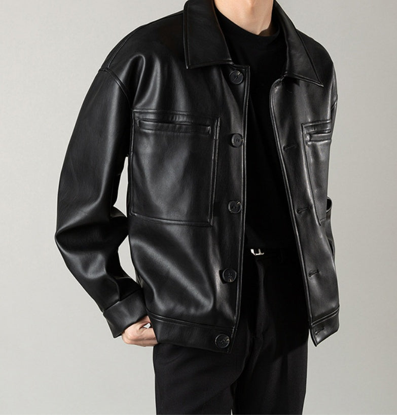 Motorcycle Casual Autumn Leather Jacket