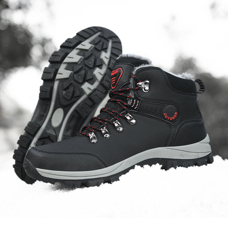 Men Warm Plush Ankle Boots
