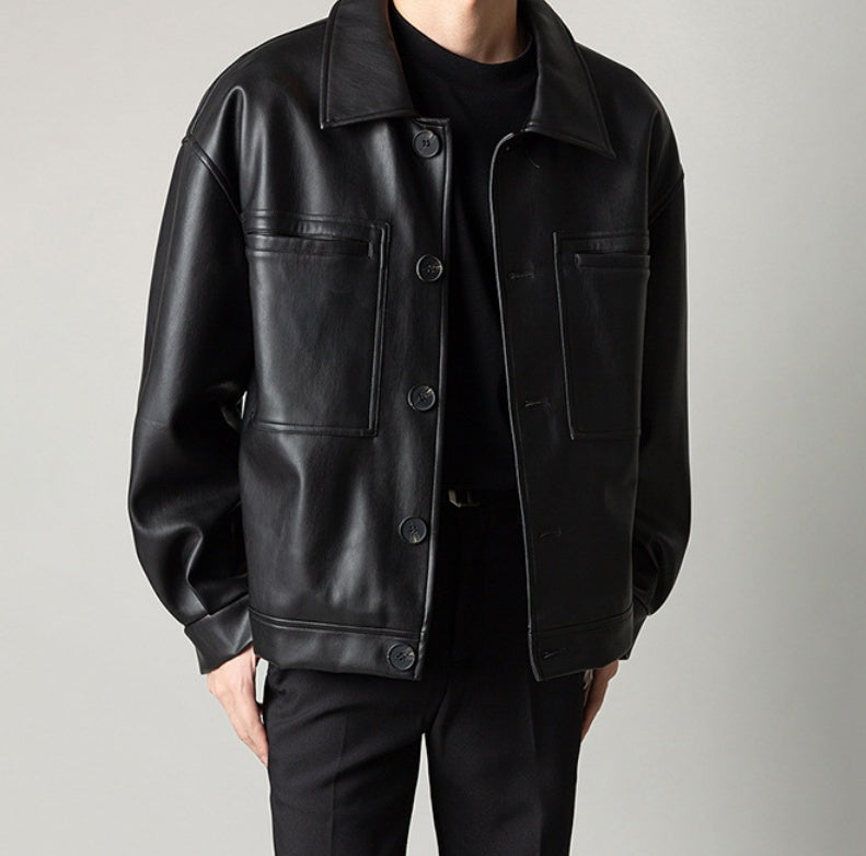 Motorcycle Casual Autumn Leather Jacket