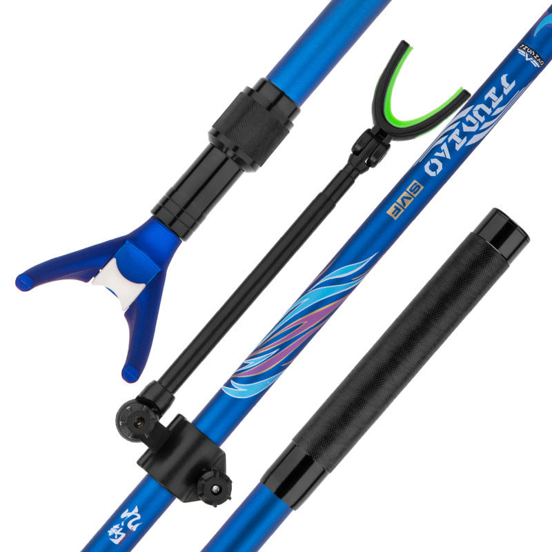 Carbon Battery Support Fishing Rod