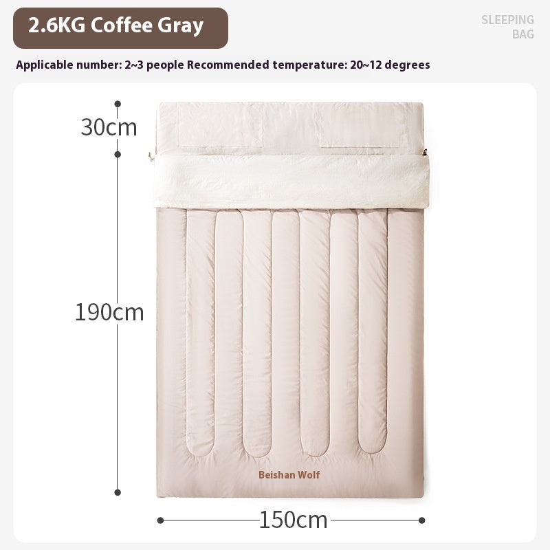 Double Sleeping Camping Sleeping Bag