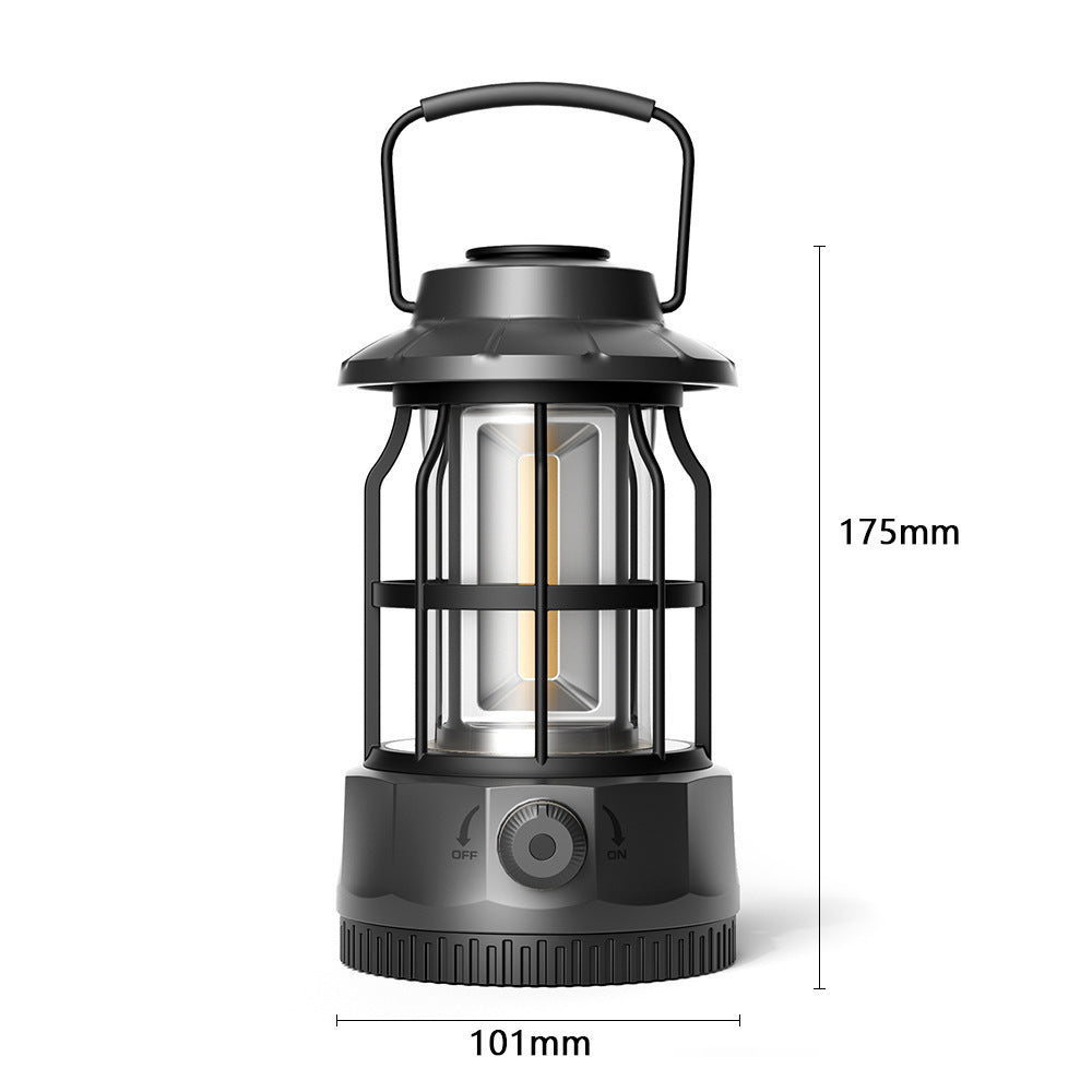 Portable Tent Light Retro Barn Lantern