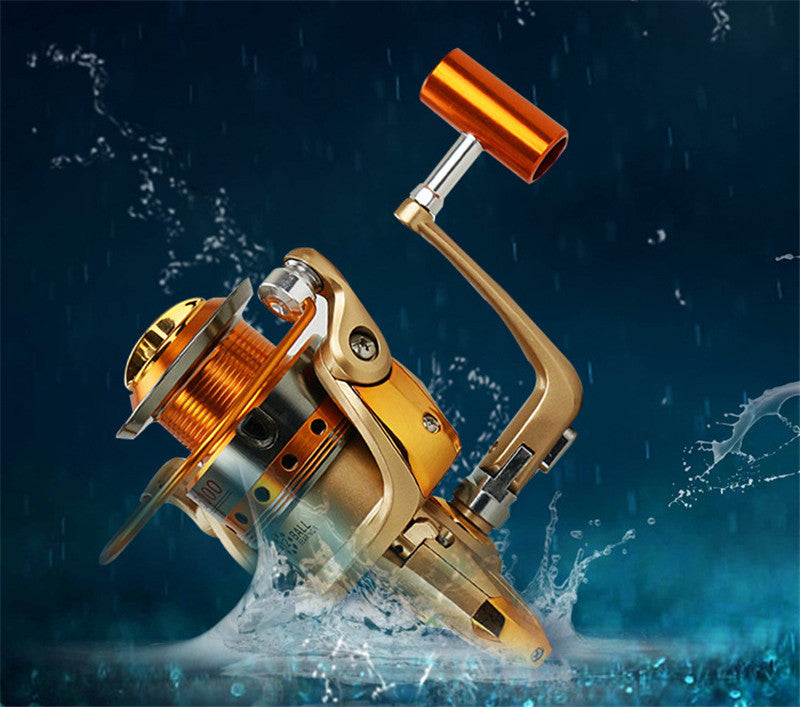Metal Head Rocker Fishing Reel Wheel