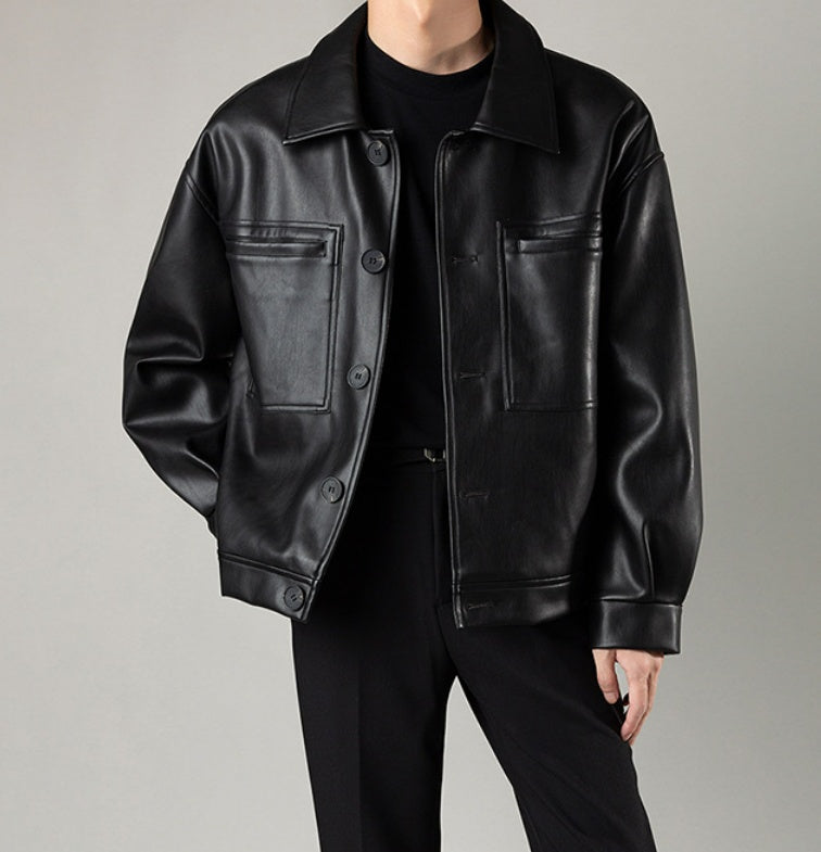 Motorcycle Casual Autumn Leather Jacket