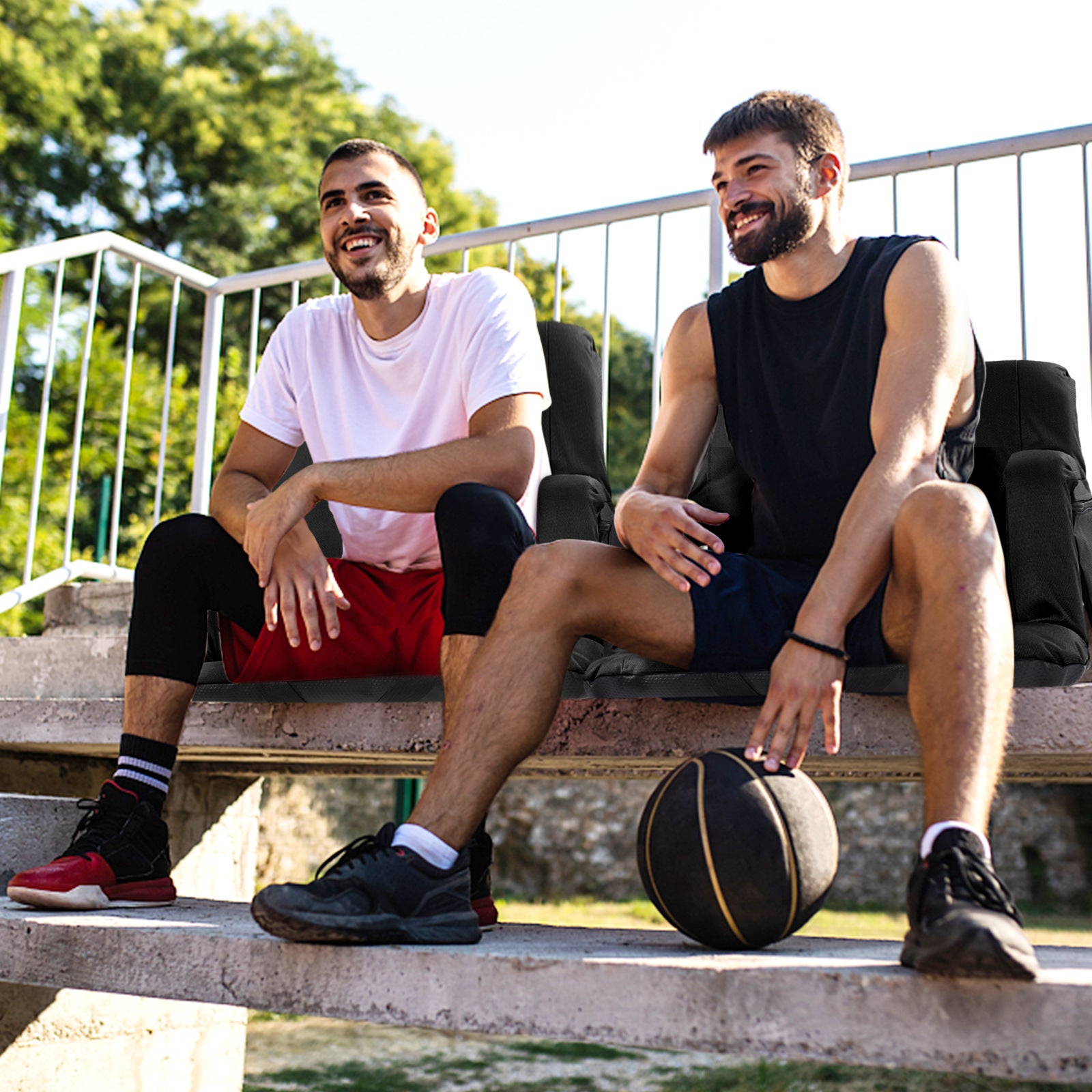 Portable Camping Back Cushion Foldable Chair