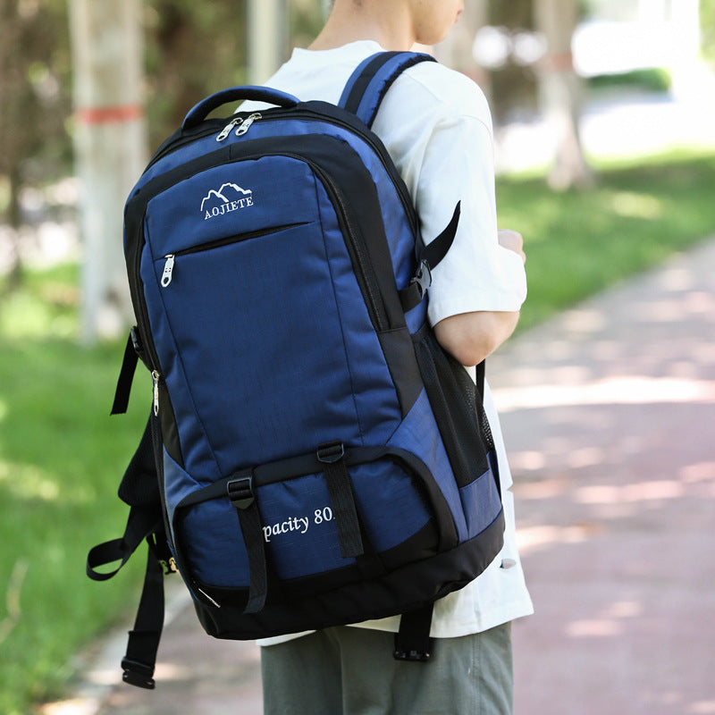 Double Shoulder Men's 60L Large Capacity Backpack