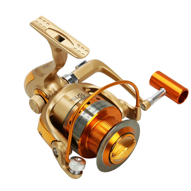 Metal Head Rocker Fishing Reel Wheel