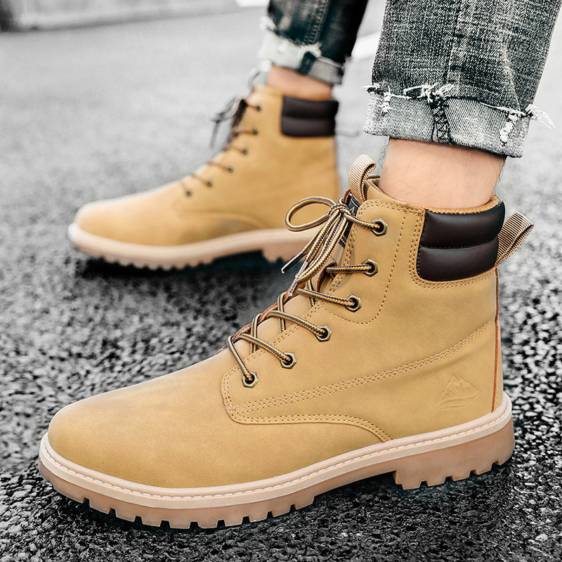 British High-top Outdoor Hiking Trend Men's Shoes