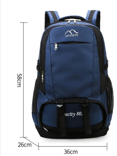 Double Shoulder Men's 60L Large Capacity Backpack