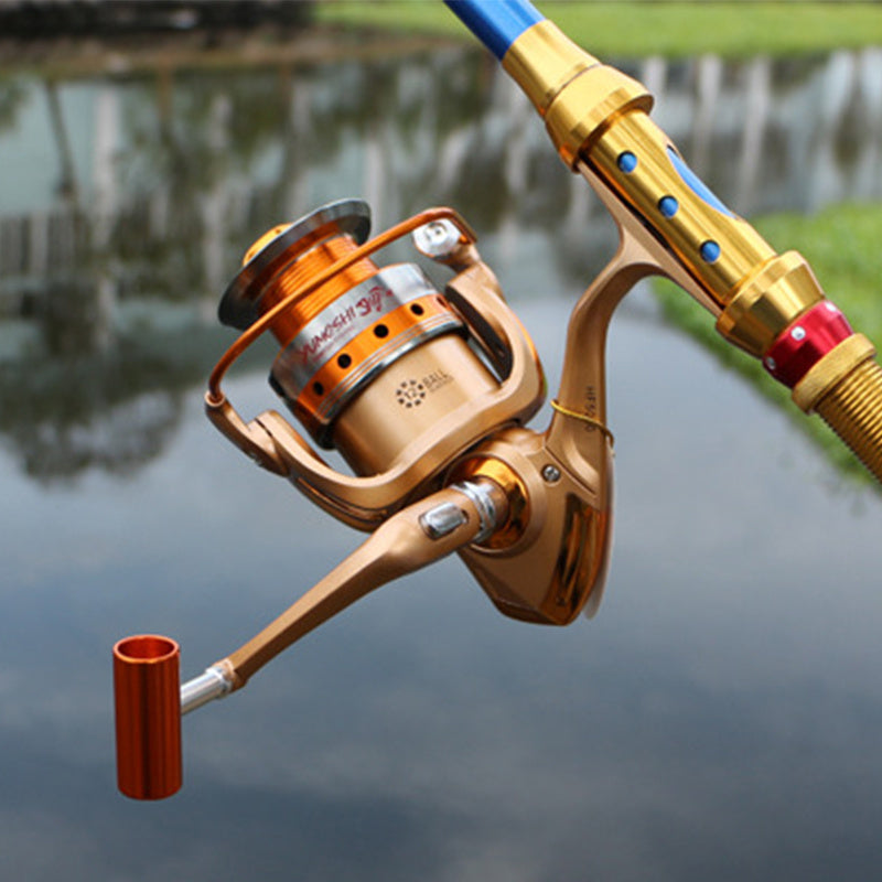 Metal Head Rocker Fishing Reel Wheel