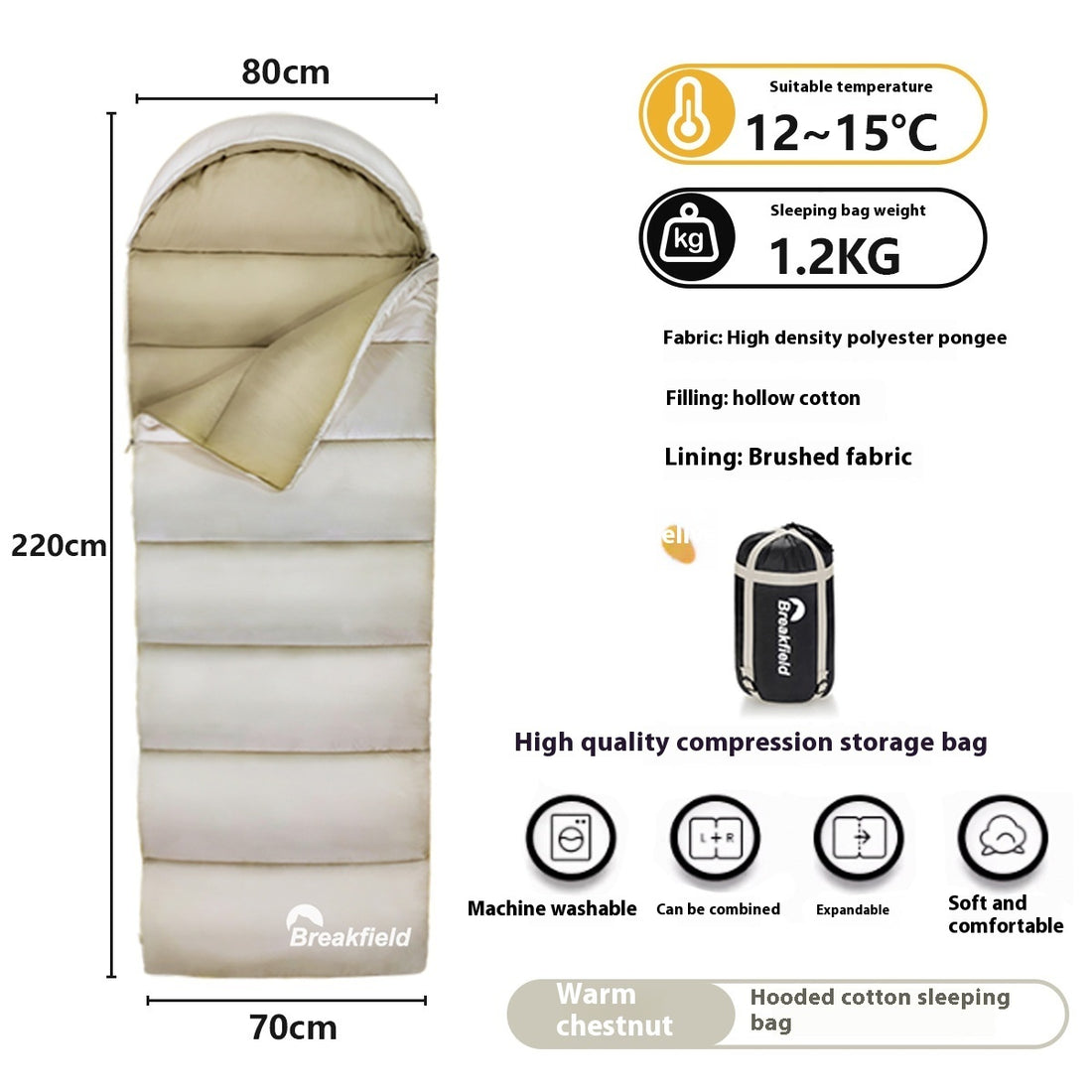 Outdoor Camping Waterproof Sleeping Bag