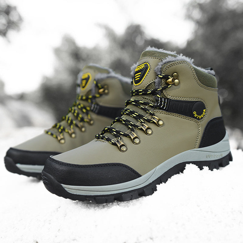 Men Warm Plush Ankle Boots